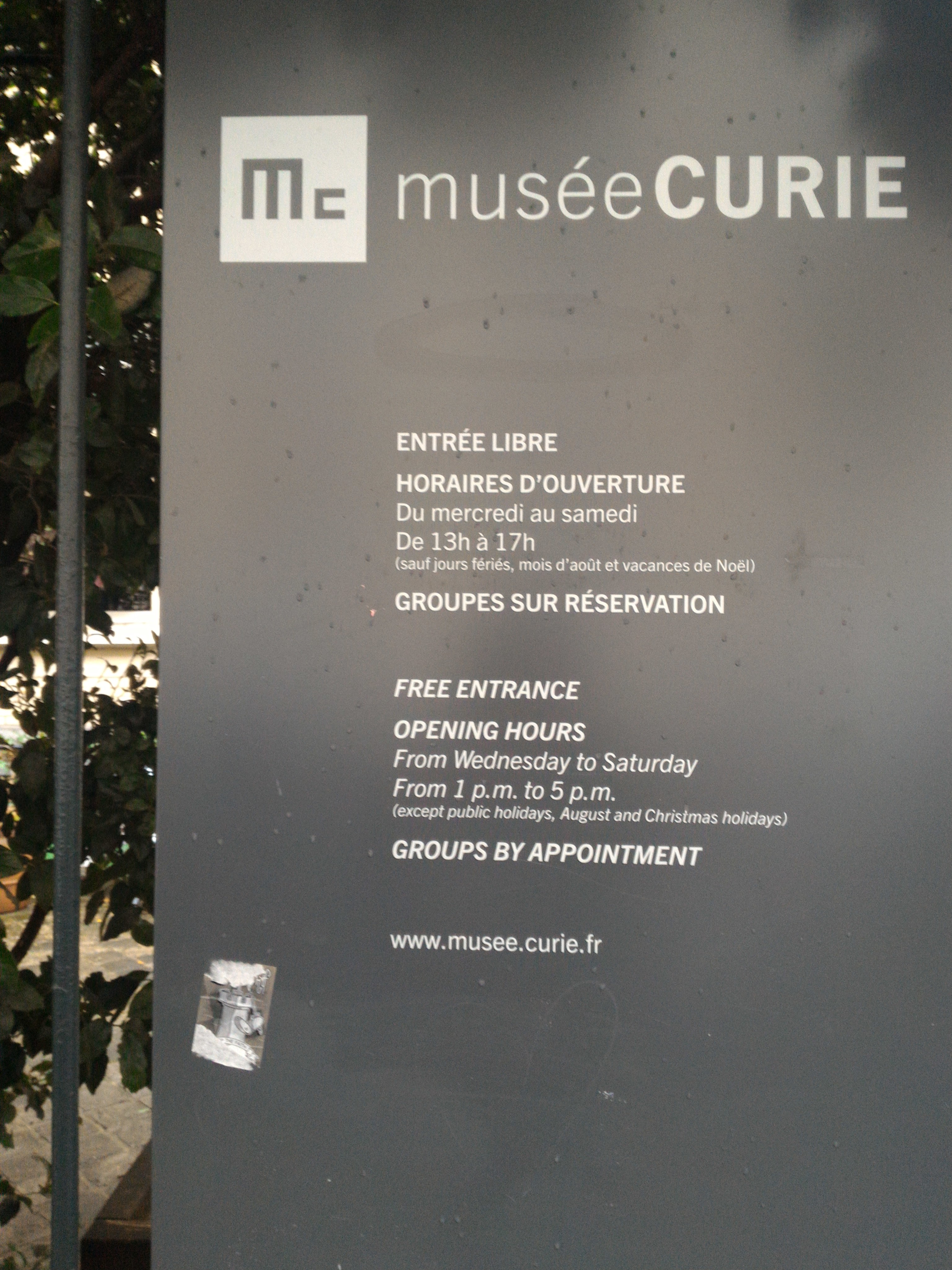 musee curie