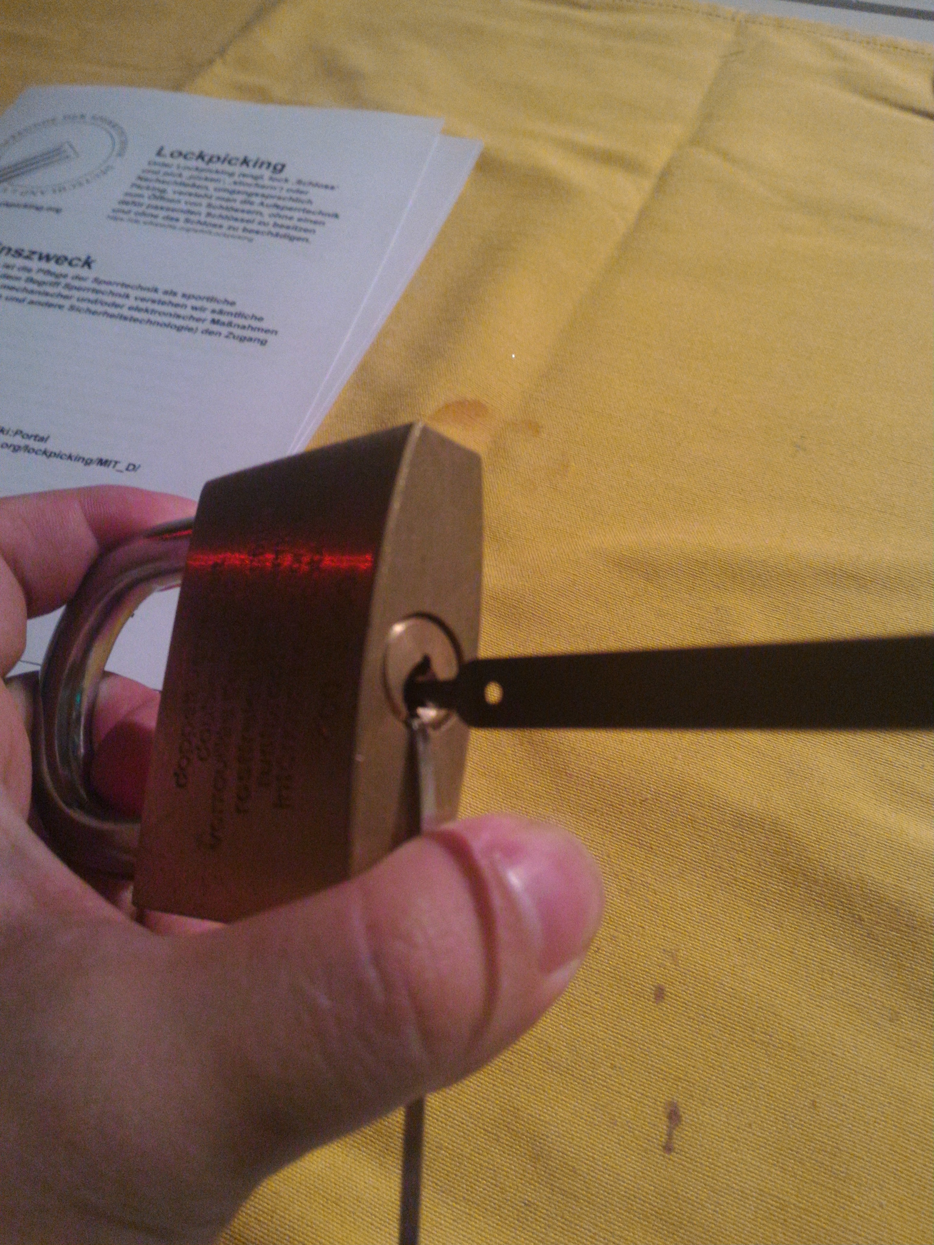 lock picking