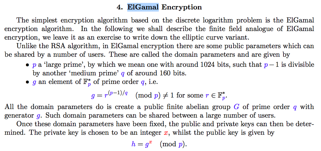 ElGamal 1