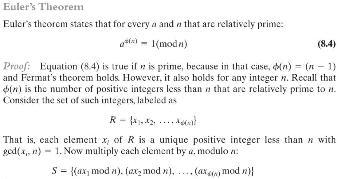 Euler’s Theorem
